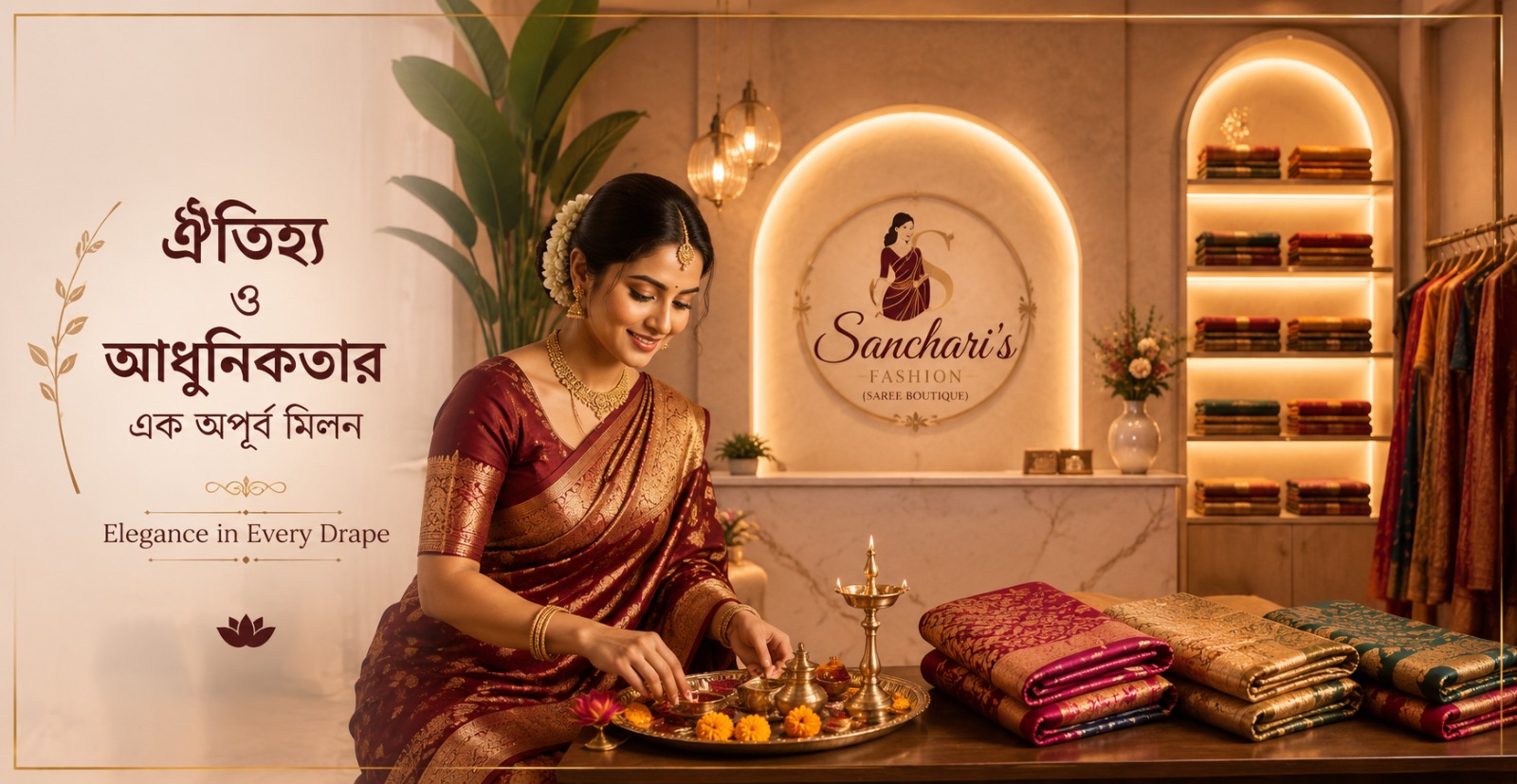 Woven in Bengal, worn with pride